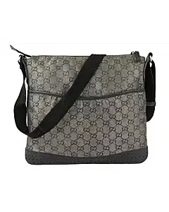 Gucci Monogram Metallic Messenger Bag