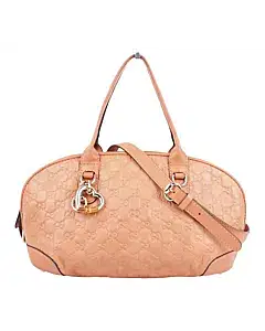 Gucci Heart-Bit Guccissima Satchel