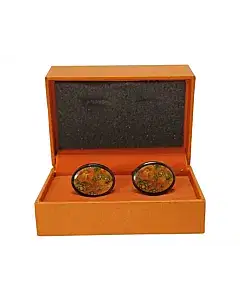 Hugo Boss 08657 Orange Flower Cufflinks