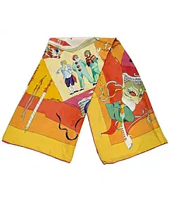 Hermes Le Carnaval de Venise Silk Scarf