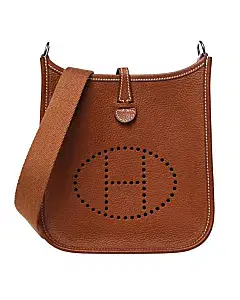 Hermes Mini Evelyne Gold Hardware
