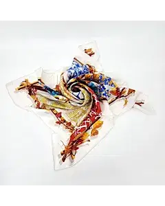 Hermes silk scarf