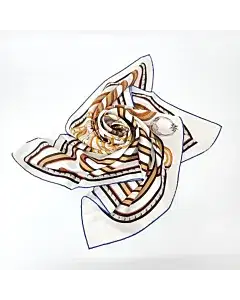 Hermes silk scarf