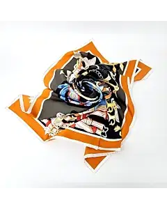 Hermes silk scarf