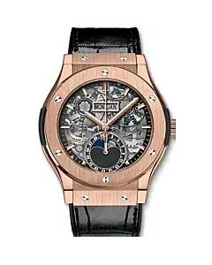 Hublot Classic Fusion Aerofusion Moon Phase King Gold Watch