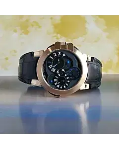 Harry Winston Rose Gold Ocean Dual Time 44MM