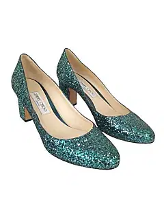 Jimmy Choo Billie Glitter Pumps-Size 40
