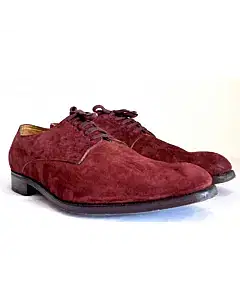 John Lobb Suede Pierson Oxford Lace Up Shoes