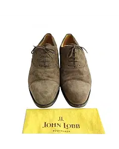 John Lobb City II Suede Balmorals Oxford Shoes