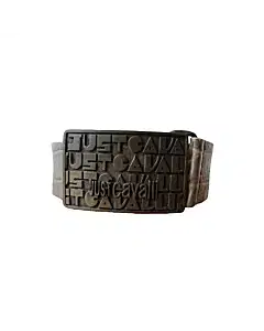 Just Cavalli Logo Printed Buckle Men's Belt