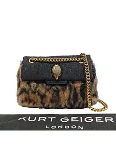 Kurt Geiger Mini Leopard Kensington Crossbody Bag
