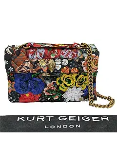 Kurt Geiger Mini Floral Patch Kensington Crossbody Bag