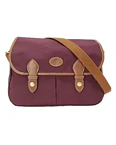 Long Champ Burgundy Messenger Bag