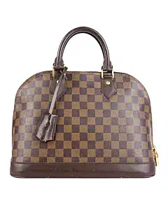 Louis Vuitton Alma PM Damier Ebene Canvas Handbag