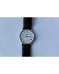 Longines Black Patent Leather Belt Watch