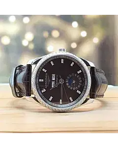 Longines Ladies Master Collection Brown Diamond Dial Automatic Watch