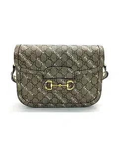 Gucci X Balenciaga Hacker Project 1955 Horsebit Shoulder Bag (602204)