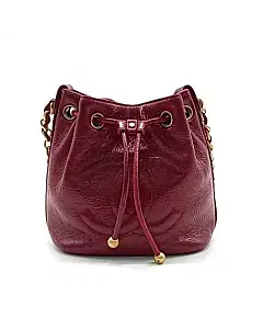 Chanel drawstring bucket shoulder bag