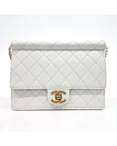 Chanel Pearl Chain Shoulder Bag AS0582
