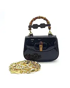 Gucci Patent 1947 Mini Top Handle Bag (724641)