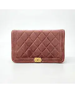 Chanel Velvet Boy WOC Mini Crossbody Bag