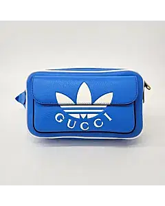 Gucci x Adidas Trefoil Double Pouch Belt Bag (722141)