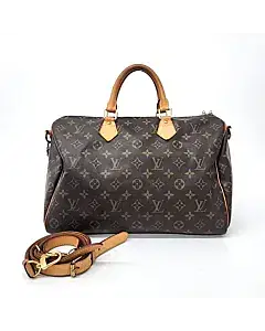 Louis Vuitton Monogram Bandoulière Speedy 35