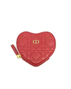 Dior Caro Chain Heart Pouch