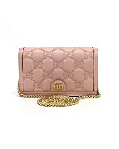 Gucci Matelassé Mini Chain Crossbody (723787)