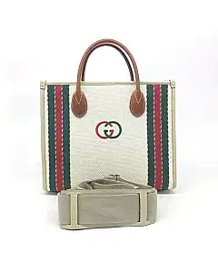 Gucci Interlocking GG Canvas Tote & Shoulder Bag (701737)