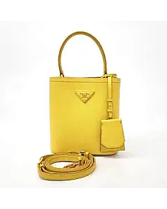 Prada Saffiano Panier Tote and Shoulder Bag (1BA217)