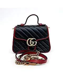 Gucci GG Marmont Mini Top Handle Bag (583571)