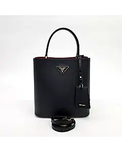 Prada Saffiano Double Tote and Shoulder Bag (1BA212)