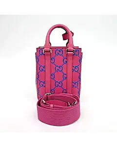 Gucci Supreme Mini Tote and Shoulder Bag (696010)