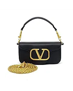 Valentino V logo tote and shoulder bag