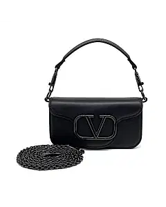 Valentino V logo tote and shoulder bag