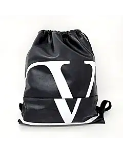 Valentino V Logo Drawstring Backpack