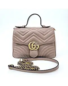 Gucci Matelasse Mamont Top Handle Bag (498110)