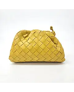 Bottega Veneta Mesh Butter Calf Crossbody Bag