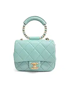 Chanel Round Top Handle Shoulder Bag