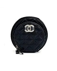 Chanel Caviar Round Crossbody Bag