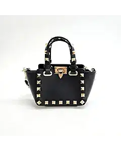 Valentino Rockstud Micro Tote and Crossbody Bag
