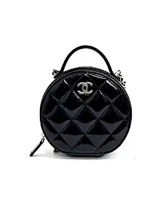 Chanel Top Handle Round Crossbody Bag AP2940
