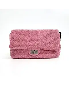 Chanel 2.55 Tweed Crossbody Bag
