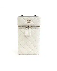 Chanel Caviar Phone Holder and Crossbody Bag