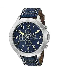 Armani Exchange Men AX1517 Analog Display Analog Quartz Blue Watch