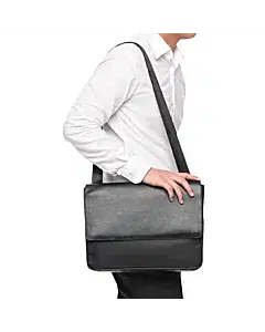 Calvin Klein 29750161-BLK Flap Over Messenger Bag for Men - Black