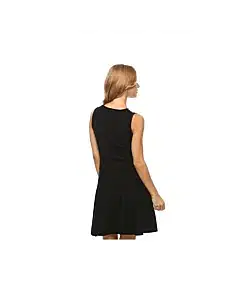 Guess Black Viscose Casual Dress For Women