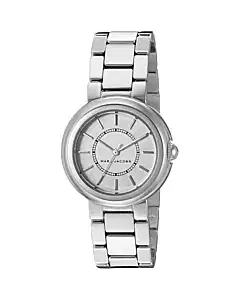 Marc by Marc Jacobs Women's Silver Dial Stainless Steel Band