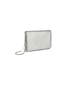 Lauren by Ralph Lauren Clutch Bag for Women, Silver,